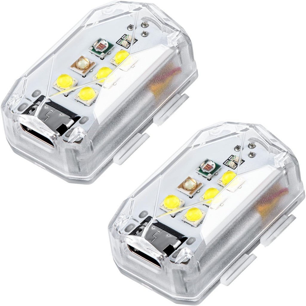 Drone Strobe Light, 3 สี 6 โหมด Strobe Anti-Collision ไฟสําหรับ DJI Mini 4 Pro/Air 3S/Mini 4K/Mini 2