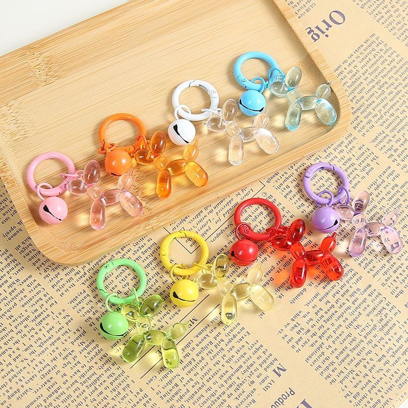 น่ารักการ์ตูนบอลลูนสุนัขพวงกุญแจ DIY สําหรับผู้หญิงสาว Y2K กระเป๋าจี้คู่พวงกุญแจรถเครื่องประดับของขวัญอุปกรณ์ตกแต่ง ราคา ถูกที่สุด ดีลบีเคเค แกลเลอรีภาพที่ 3