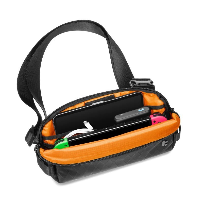 Tomtoc Explorer-T21 EDC X-Pac Sling Bag 4L กระเป๋าสำหรับ iPad Mini 6, Nintendo Switch OLED, NS, iPhone, Samsung