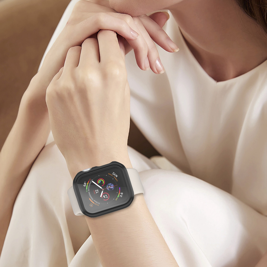 PC แข็งแรง กระจกนิรภัย for Apple Watch Ultra/SE 3 2 IWatch Series 11 10 9 8 7 6 5 4 49mm 46 42mm 45mm 41mm 44mm 40mm 38 ราคา ถูกที่สุด ดีลบีเคเค แกลเลอรีภาพที่ 8