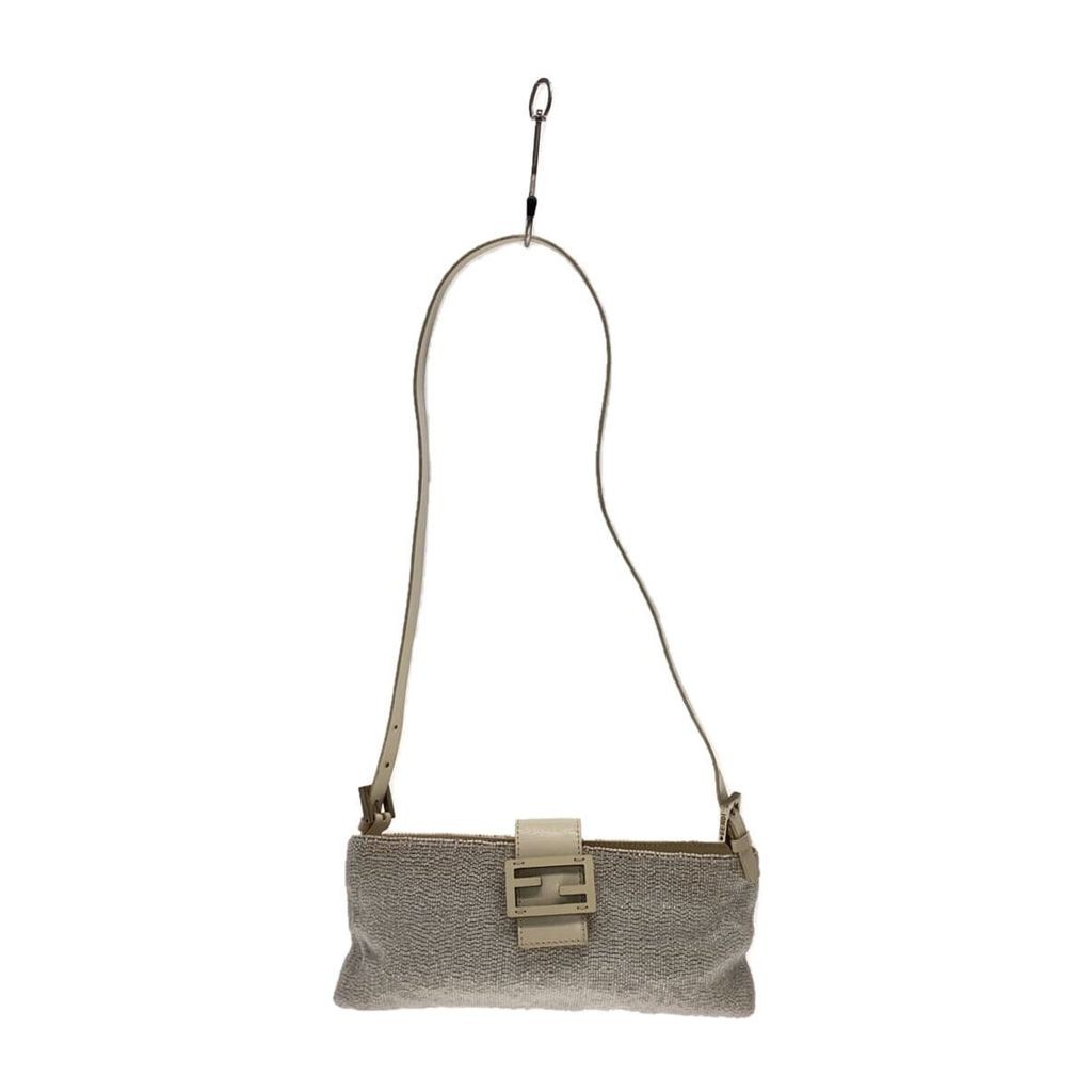กระเป๋าสะพาย FENDI พร้อมที่เก็บ ลูกปัดถัง Mamma สีขาว ส่งตรงจากญี่ปุ่น มือสอง
