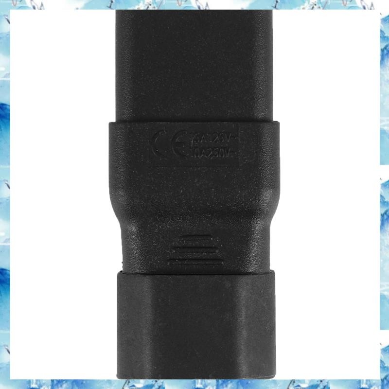 [ ] PDU UPS Power IEC Male C14 to Female C19 Adapter IEC C19 to C14 Connector