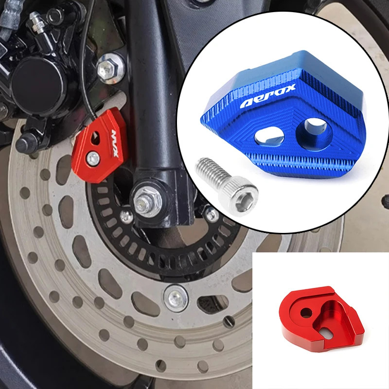 NMAX125 ล้อหน้าเซ็นเซอร์ ABS ป้องกัน AEROX ฝาครอบหมวก Guard Protector สําหรับ YAMAHA NMAX 155 2022 2023 อุปกรณ์เสริม