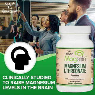 Magnesium L-Threonate Capsules | ช่วยเพิ่มความจำและสมาธิ | 120 Capsules