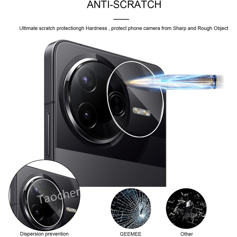 ป้องกันหน้าจอกล้องสําหรับ XIAOMI POCO F7 POCOF7 Pro Ultra F7Pro F7Ultra 5G 2025 Full Cover HD Clear เลนส์กล้องด้านหลังกระจกนิรภัยป้องกันฟิล์ม
