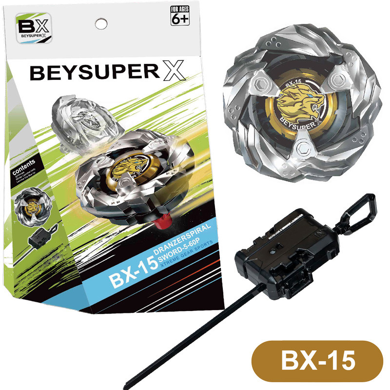 ของเล่นเบย์เบลด Burst ซีรีส์ X เบย์เบลดวอร์ริเออร์ BX-13 BX-14 BX-15 BX-16 เบย์เบลดโลหะผสม Shark God Thorn Battle กล่องประกอบเครื่องยิง ราคา ถูกที่สุด ดีลบีเคเค แกลเลอรีภาพที่ 5
