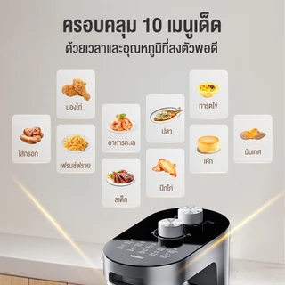 Haier Air Fryer หม้อทอดไร้น้ำมัน อินฟราเรด ขนาด 4.5 ลิตร รุ่น HSAF-MV503