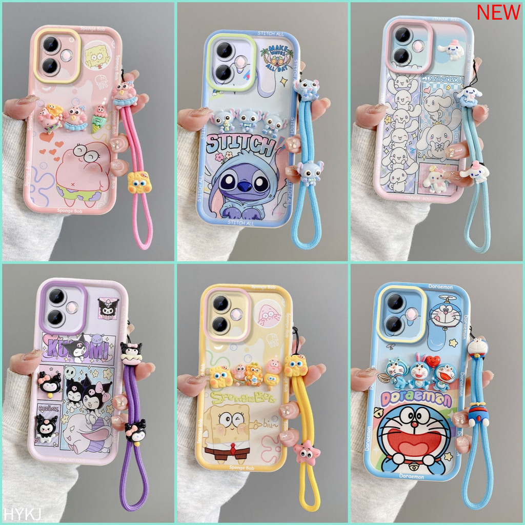 เคส REALME NOTE60 NOTE60X การ์ตูนอะนิเมะป้องกันการตก TPU ซิลิโคนอ่อนนุ่ม 3D เคสโทรศัพท์น่ารัก XXLK