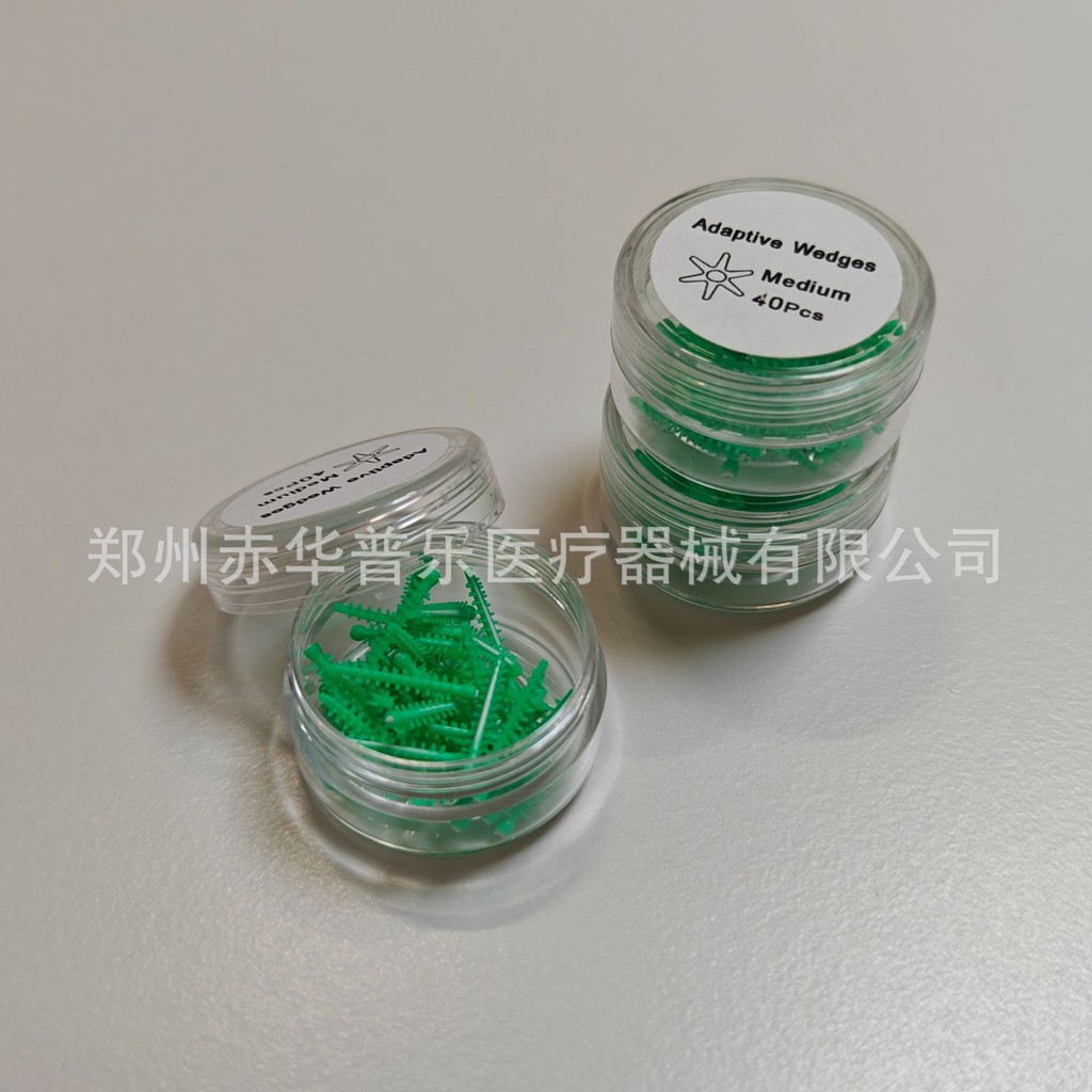 Dental Self-Adapt Gap Wedge Interdental Wedge Moulding ชิ้นคงที่ 40 ชิ้นต่อกล่อง