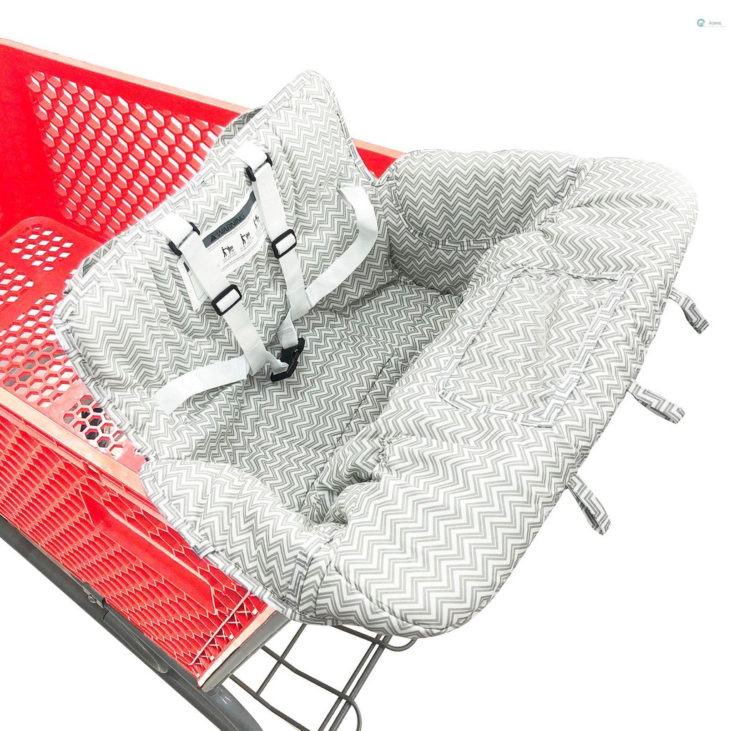 มัลติฟังก์ชั่น 2-in-1 Baby Shopping Cart Cover เด็ก Highchair Cover เบาะนุ่มหนาโปร่งใสผู้ถือโทรศัพท์สําหรับชายหญิง