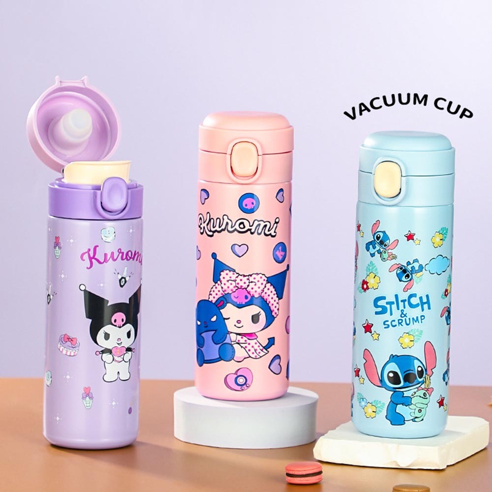 พร้อมส่งในไทย กระบอกน้ำซานริโอ้ 420ml กระติกน้ำ กระบอกน้ำ กระบอกน้ำลายการ์ตูน กระบอกน้ำเก็บอุณหภูมิ Sanrio