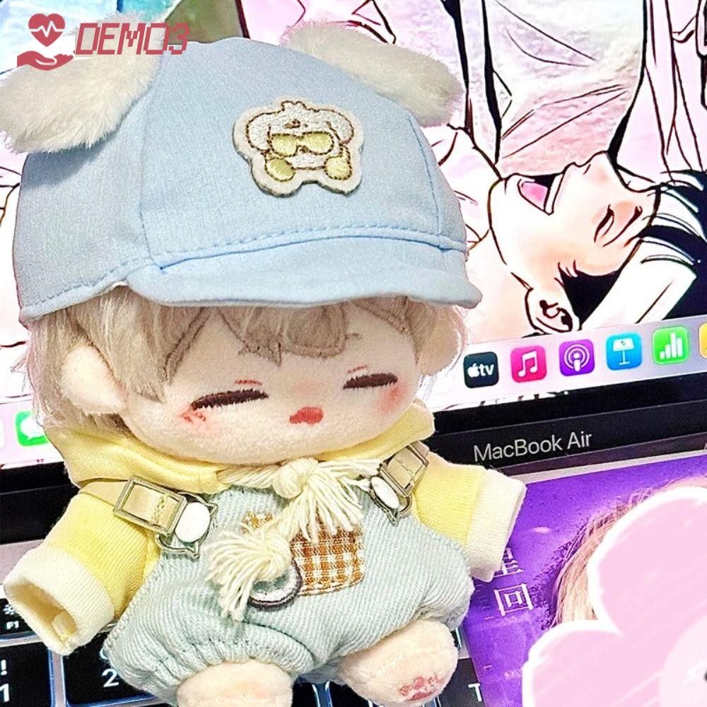 [ดีโม3] เสื้อผ้าตุ๊กตาผ้าฝ้าย 10 ซม., อุปกรณ์ตุ๊กตาเสื้อกันหนาวตุ๊กตาชุดลําลองตุ๊กตานุ่มทํามือสวมใส่อุปกรณ์