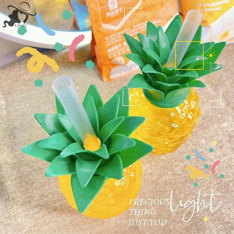 Lishu 500ml ฤดูร้อนน่ารักสตรอเบอร์รี่ฟางขวดน้ํากาแฟนมถ้วยฟางสําหรับบ้าน th - รูปที่ 6