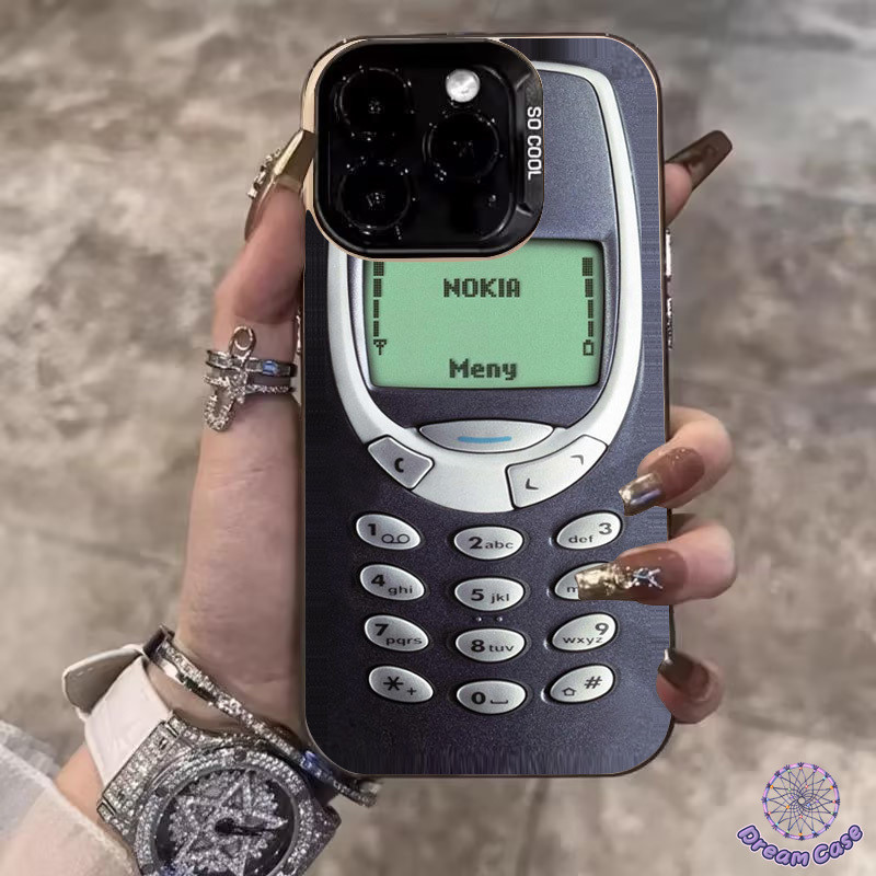แนวโน้มแบรนด์เรโทรโนเกียกราฟิติอ่อน เคส Realme C51s C53 C51 C20 C55 Note 50 7i 5 5i C21 C35 C33 C25 C30 C67 C20A