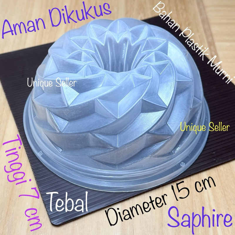 แม่พิมพ์เค้กพุดดิ้ง Sapphire Agar Ager 15 ซม. / Agar2 Ager2 Agar Agar Agar Agar Agar Agar Ager Saphi