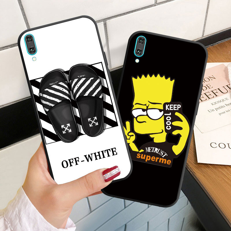 ปลอกสําหรับ Huawei Y7 Y9 Prime 2017 Pro 2018 2019 Y7P Y8P Soft Silicoen เคสโทรศัพท์ Cool รูปภาพ