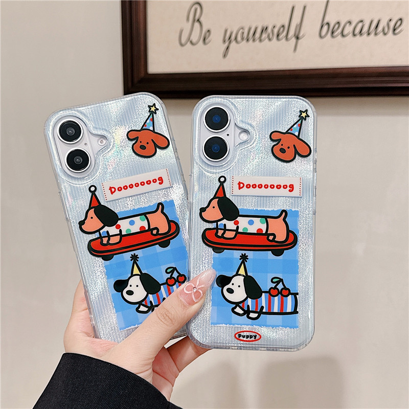 Iphone 16 Promax 15 Promax สเก็ตบอร์ดรูปแบบดัชชุนวัสดุ TPU กระบวนการ IMD เคสโทรศัพท์พิมพ์สองด้าน