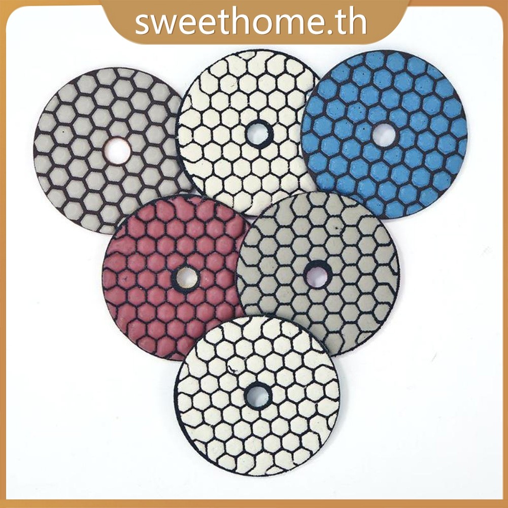 <SWHOME> 1 ชิ้นเพชรแผ่นขัดแห้ง 3 นิ้วประเภทสําหรับแผ่นขัดหินอ่อนหินแกรนิต <OCTOBER>