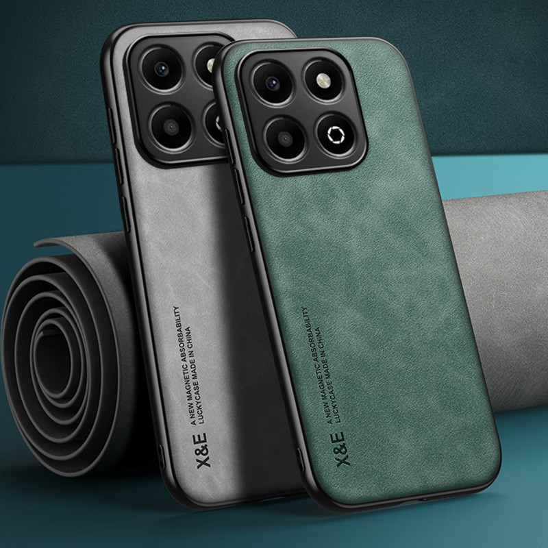 สําหรับ Honor X6b หรูหรากันกระแทกธุรกิจ Retro Soft Case Cover