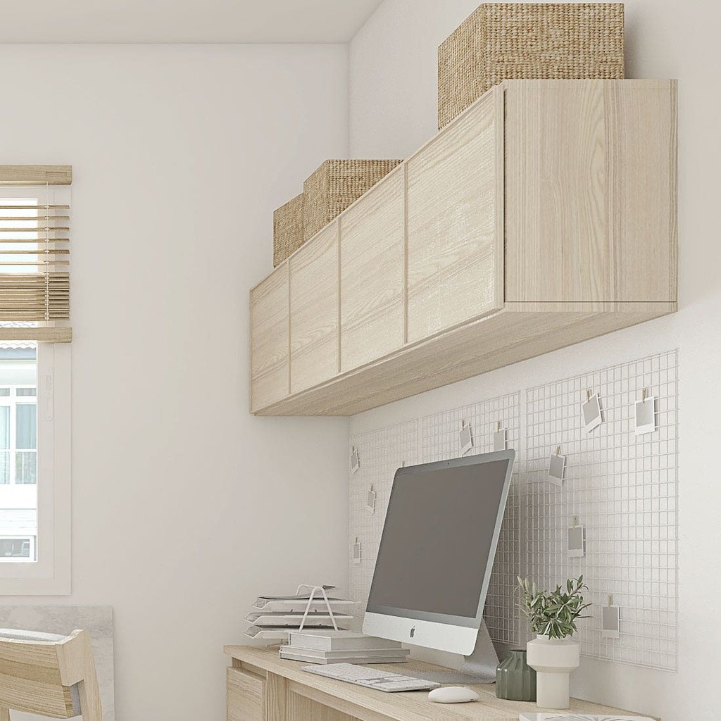 SB Design Square กล่องแขวน รุ่น Hakone สีไม้อ่อน (160x30x40 ซม.)  แบรนด์ KONCEPT FURNITURE