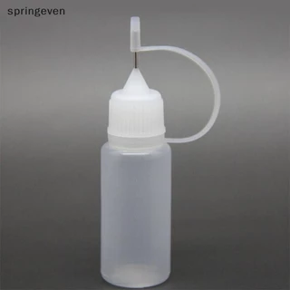 [springeven] 10 ml Tip Bottle Applicator ขวดสําหรับเครื่องมือแต่งหน้าสีน้ํามันปากแหลมสต็อกใหม่