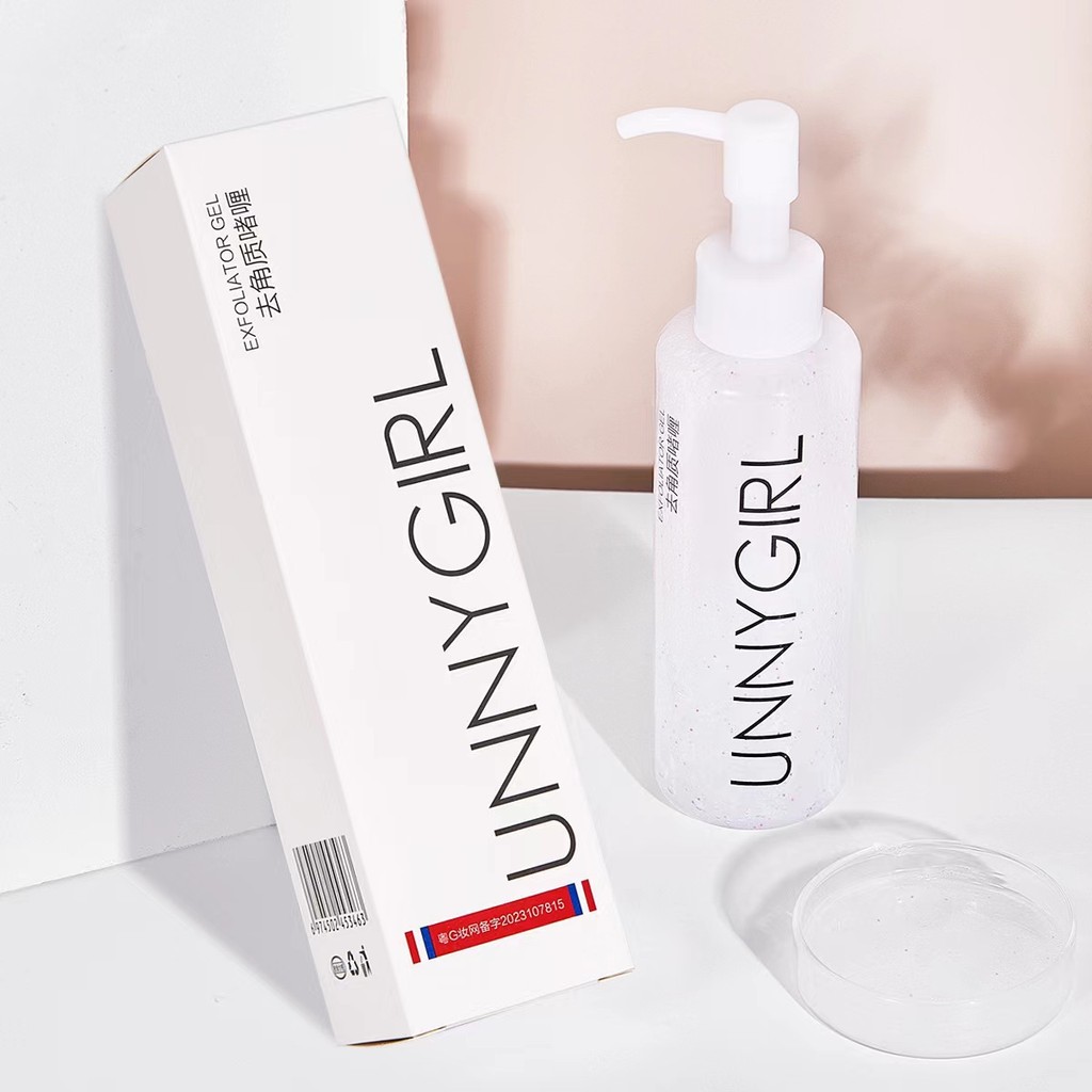 UNNYGIRL Exfoliating Gel คลีนซิ่งรูขุมขน Exfoliating Exfoliating Blackheads ทําความสะอาดใบหน้าผู้ชาย