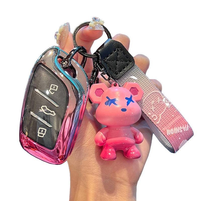 พวงกุญแจ พวงกุญแจรถ ปลอกกุญแจ MG ZS Alpha HS TROPHY CF MG4 MG5 MG GS MG vs hev พวงกุญแจ