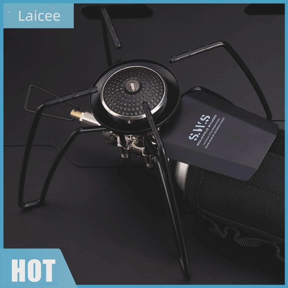 [Laicee.th] 2900w เตาแก๊สแบบพับได้อาวุธเตาแมงมุมสําหรับทําอาหารเดินป่ากลางแจ้ง