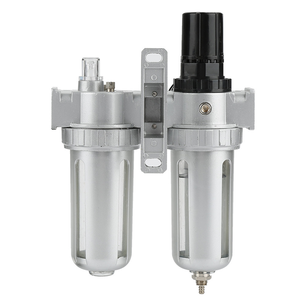 1 Pc ชุดเครื่องอัดอากาศ Moisture Trap เครื่องกรองน้ำมันการจัดส่งความดัน Lubricator Separator Gauge Tool