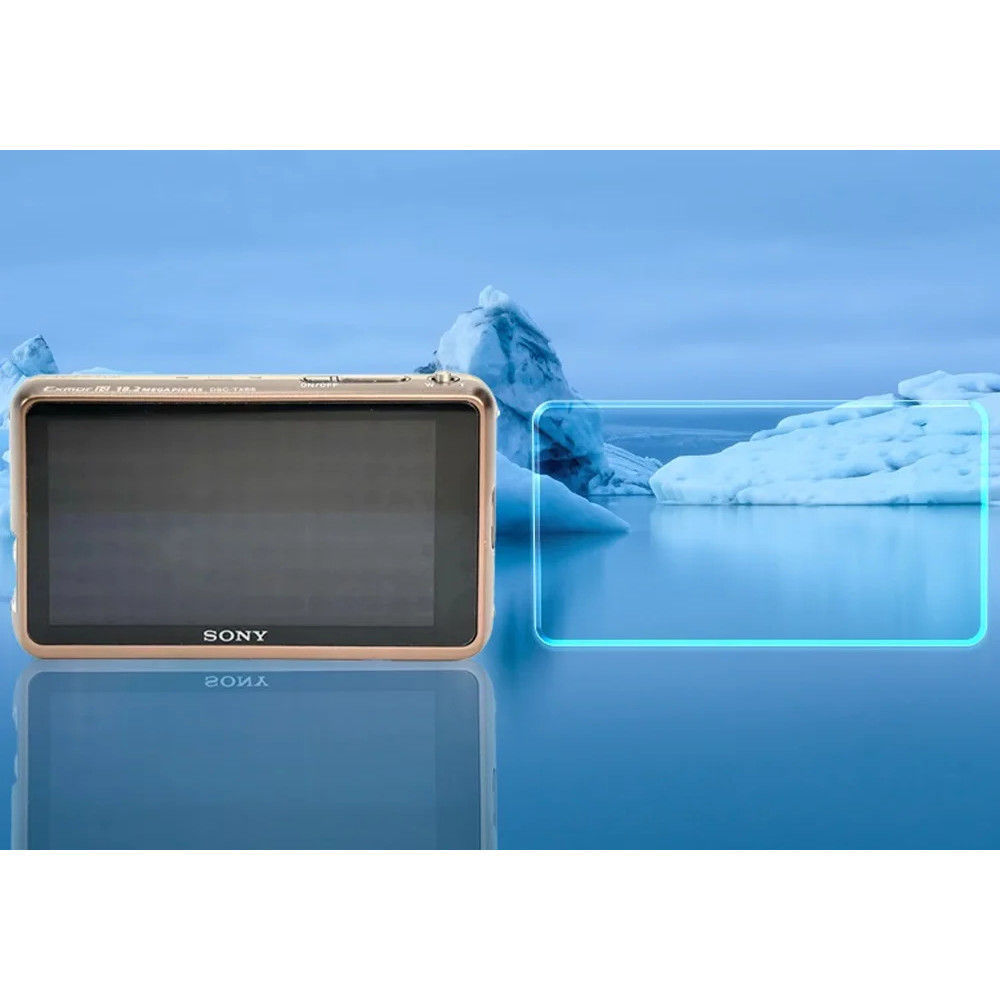 9H ความแข็งพรีเมี่ยมป้องกันกระจกนิรภัยป้องกันหน้าจอฟิล์มสําหรับ Sony TX66 TX200V DSC-W1 DSC-TX7