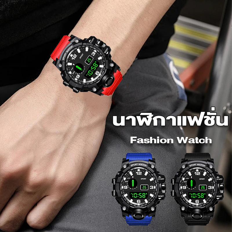 Wrist watch นาฬิกาดิจิตอล นาฬิกาแฟชั่น อิเล็กทรอนิกส์ ใส่เล่นกีฬา สำหรับผู้ชายและผู้หญิง