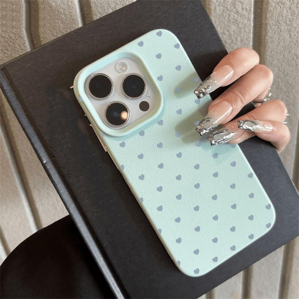 เคสFor iPhone 11 13 16 15 PRO MAX 14 12 Pro Max XR X XS MAX 17 Air เคสโทรศัพท์มือถือ ซองหนังนิ่มกันกระแทก รักหัวใจ ราคา ถูกที่สุด ดีลบีเคเค แกลเลอรีภาพที่ 3