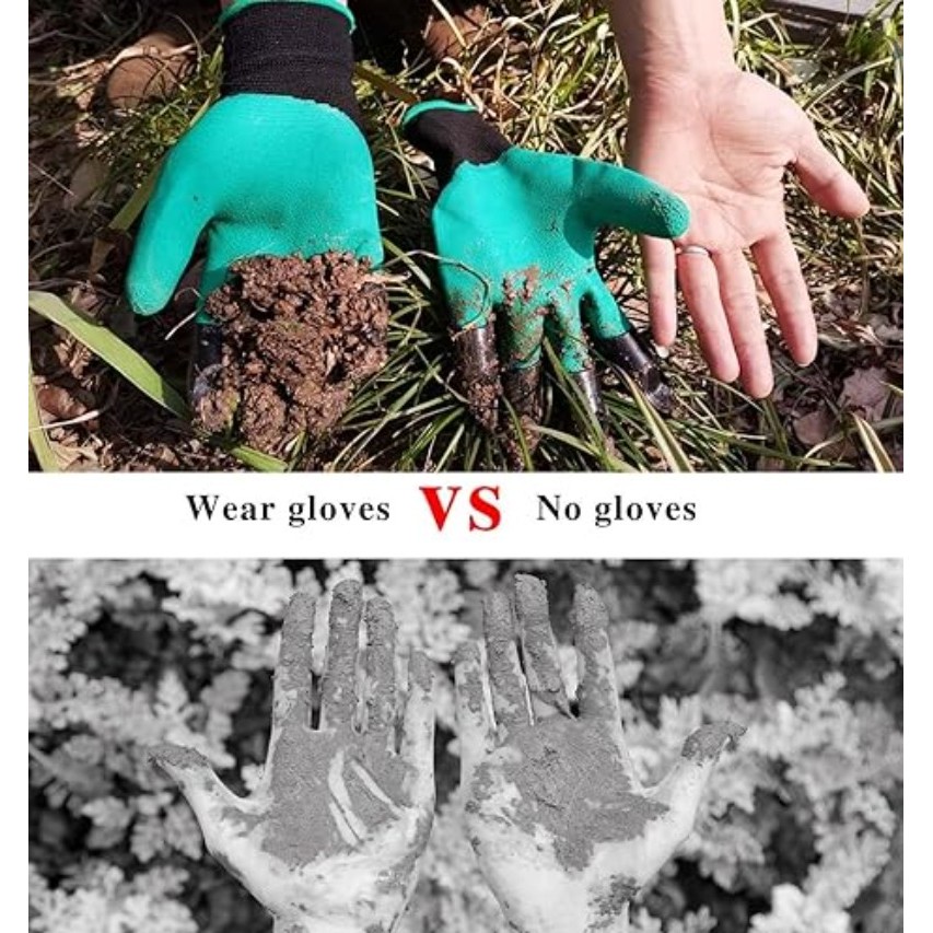 ถุงมือทํางาน-ลื่น,กันน้ํา,ทนต่อการสึกหรอ-ด้วยถุงมือทําสวนเล็บพลาสติก-สําหรับตื่นเต้นและพืช, การเพาะเมล็ด-ถุงมือยางป้องกัน-อุปกรณ์ความปลอดภัยกลางแ - รูปที่ 5