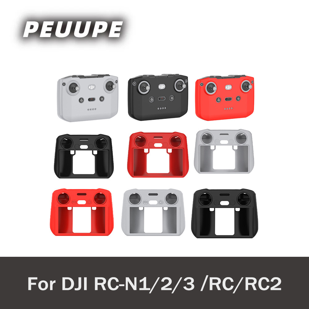 Drone รีโมทคอนโทรลซิลิโคนสําหรับ DJI RC-N1/2/3/RC/RC2 ป้องกัน Anti Drop ทนทานป้องกันอุปกรณ์เสริม DJI Flip/Air 3/3S/Mini 3/4Pro/Neo Accessorie