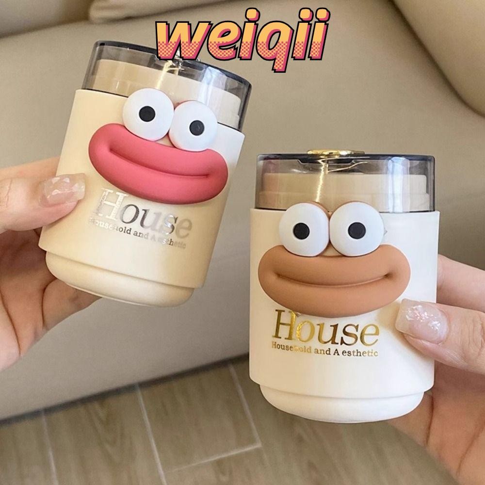 Weiqii เครื่องจ่ายไม้จิ้มฟันอัตโนมัติ, ที่ใส่ไม้จิ้มฟันกันฝุ่นแบบป๊อปอัพ, กล่องเก็บไม้จิ้มฟันแบบหนาสําหรับสุขอนามัยในช่องปากแบบพกพา