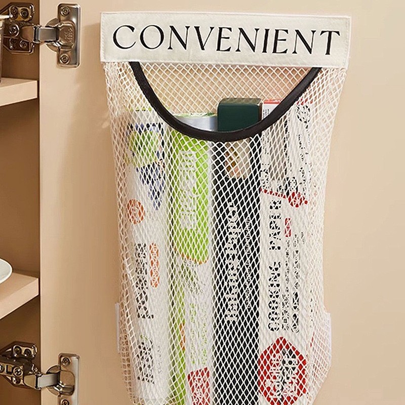 ถุงตาข่ายเก็บของ แบบแปะผนัง ติดแน่น ขนาดใหญ่ จุของได้เยอะ กระเป๋าตาข่ายใส่ของ พับได้ พกพาสะดวก จัดระเบียบในบ้าน - รูปที่ 6