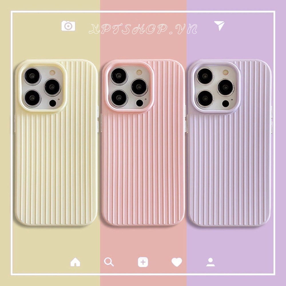 Stripes Macaronเคสโทรศัพท์สําหรับiPhone 16 Pro Max 16 Plus 15 Pro Max 15 14 13 12 Pro Max 11 กันกระแทกป้องกันปลอกอ่อน