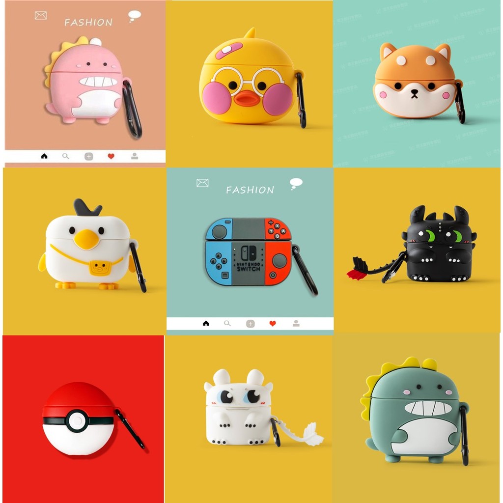 Stock Ready เคสหูฟังลายการ์ตูนพร้อมตะขอสําหรับ Edifier X3/X3 Lite ฝาครอบหูฟังกล่องชาร์จกระเป๋า
