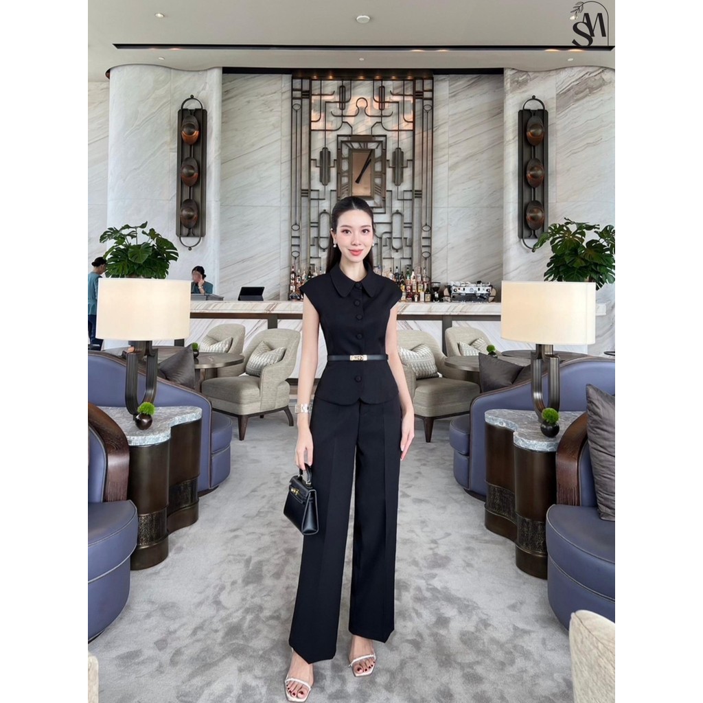 (พร้อมส่ง) Shimmer4 5 9 เซตเสื้อปกเชิ้ตงานกระดุมหน้าแพทเทิร์นสวยเข้ารูปมีซับในทั้งตัว ร้าน Q. - รูปที่ 3