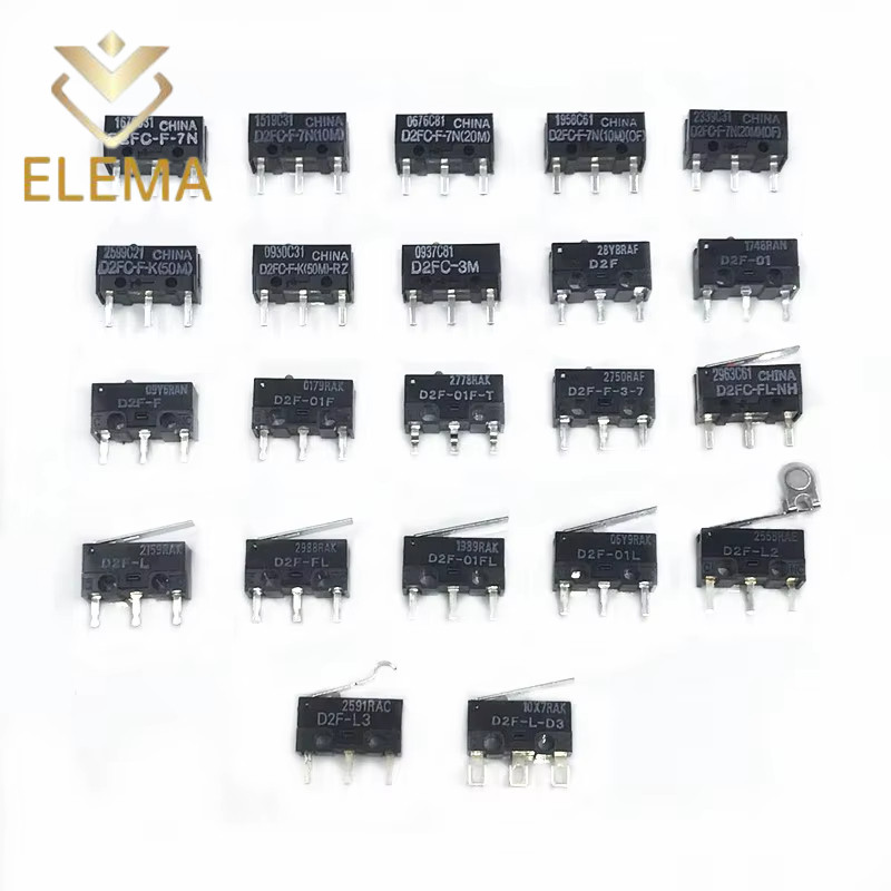 เมาส์เดิม Micro switch D2F-01L D2F D2F-L D2F-F D2F-01F D2F-01 D2F-01FL D2F-01F-T เมาส์ Micro switch