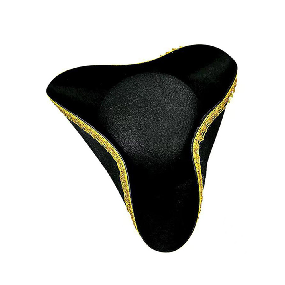 ตลกผู้ใหญ่ Tricorn หมวกคอสเพลย์โจรสลัดหมวกกัปตันหมวกเฉพาะผู้ชายผู้หญิงคอสเพลย์เครื่องแต่งกายอุปกรณ์เสริมการถ่ายภาพประณีต Props - รูปที่ 3