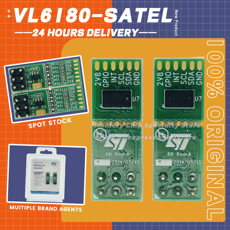 1ชิ้น/ล็อต! VL6180-SATEL VL6180V1 บอร์ดแปลงโมดูล X-NUCLEO-6180A1 บอร์ดขยายใหม่