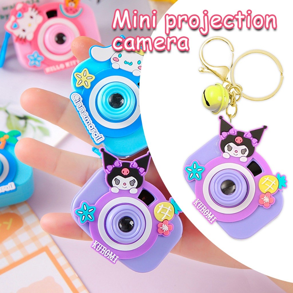 จัดส่งรวดเร็ว พวงกุญแจจี้กล้องจิ๋ว โปรเจคเตอร์ ใช้งานได้จริง  ห้อยกระเป๋า มือถือ ของเล่นของขวญเด็ก - รูปที่ 3