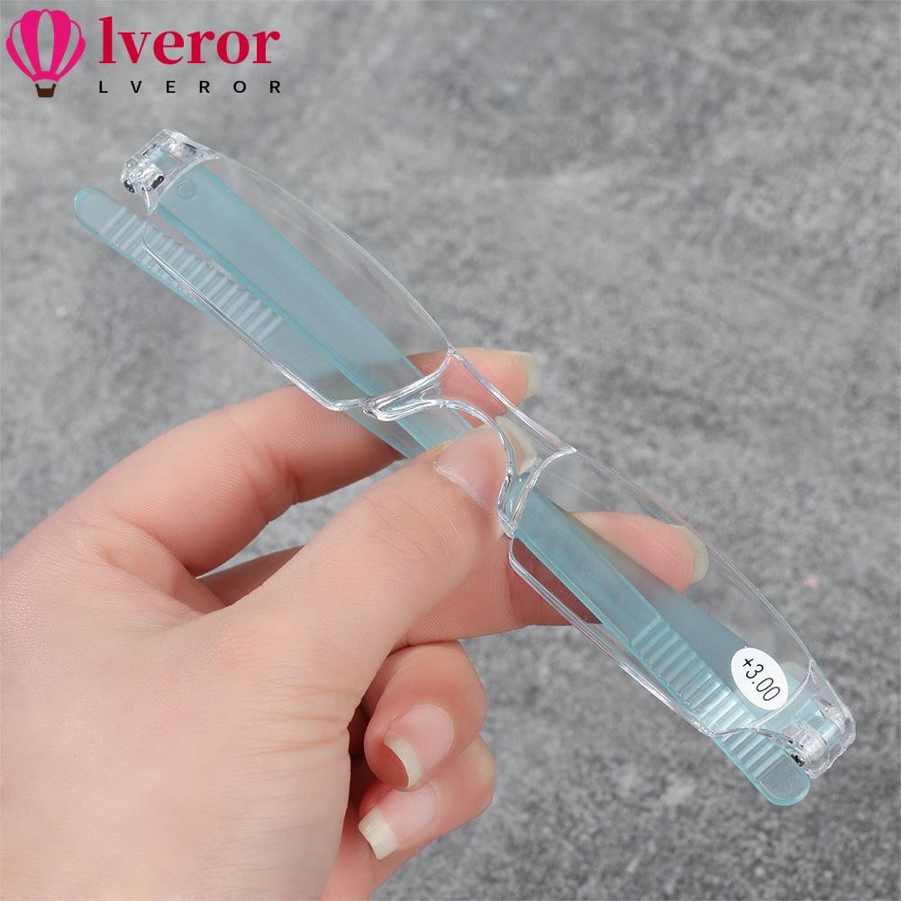 Lveror Ultra Light แว่นตา Diopter +1.0 1.5 2.0 ถึง 4.0 พร้อมแว่นตาสายตายาวสีเยลลี่