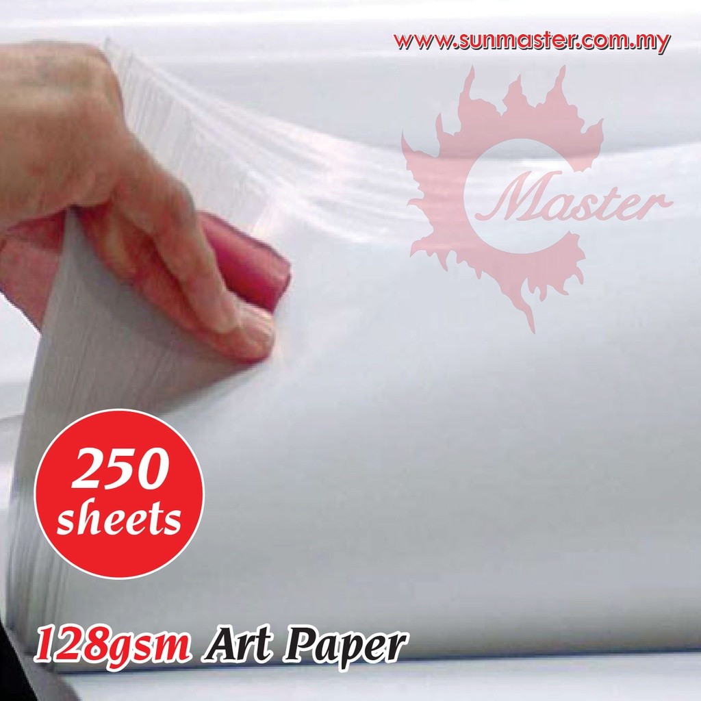 A3 128gsm Art Paper กระดาษมันเงา Matt Paper