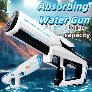 COD - Automatic Water Absorbing Electric Toy Water Gun Large Capacity Electric Water Gun Outdoor Toy