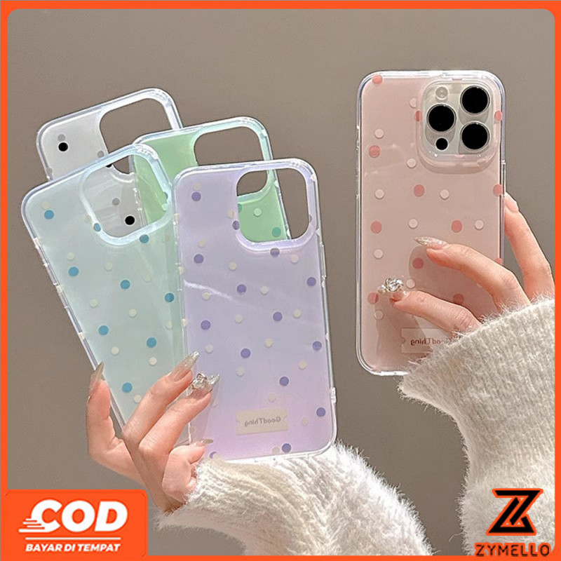 สําหรับ OPPO Reno15F Reno 14F Reno 14Pro Reno 13F Reno12F Reno12 Pro Reno 11F Reno 11 Reno 10 Reno 8T Reno 8Z Reno 7Z Reno7 Reno8 Reno5 Simple สีสัน polka dot IMD โทรศัพท์