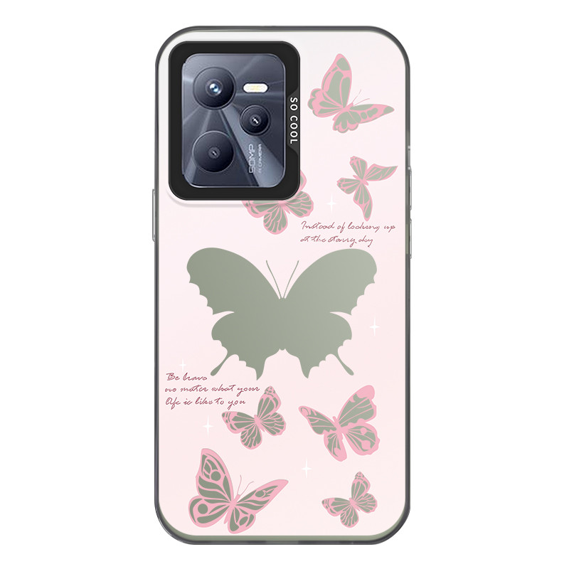 สําหรับ Realme C35- Realme C35 4G ,ผีเสื้อที่สวยงาม,เคสโทรศัพท์ IMD ป้องกันการตกเคลือบคุณภาพสูง