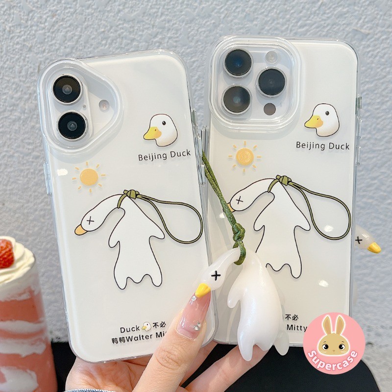 เป็ดตลกเคสโทรศัพท์สําหรับvivo iQOO 13 7 Z9 Turbo + Z9x Z8 Z8x Z7 Pro Z7i Z6 Lite Z5x Z3 Z1 U5 U3 U3x