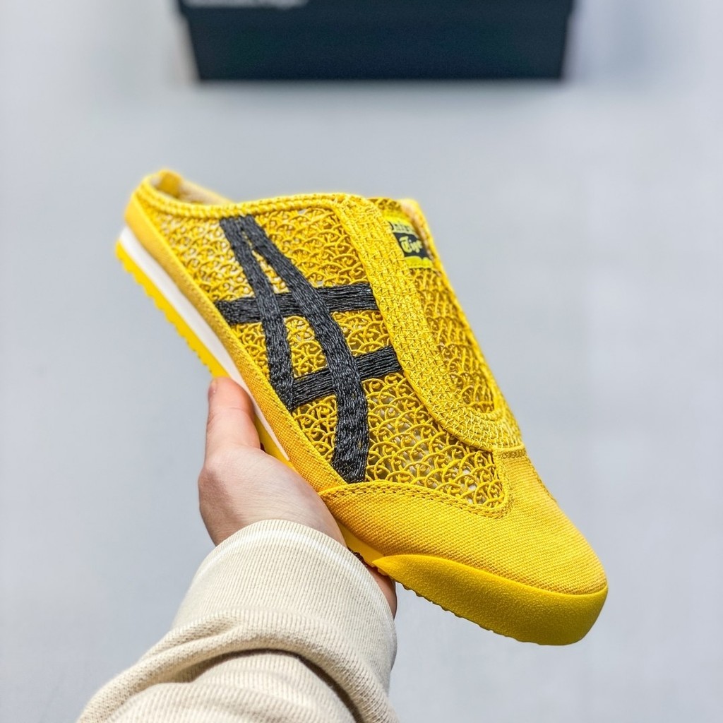 รองเท้าแตะผู้ชายและผู้หญิง Onitsuka Tiger MEXICO 66 SABOT แบบตาข่าย